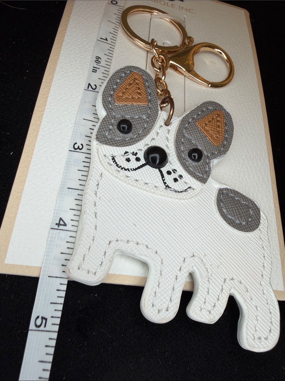 FRENCHIE NWT dog keychain, our bag charm